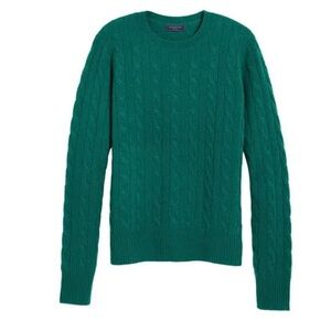 Vineyard Vines Green Cable Knit Sweater